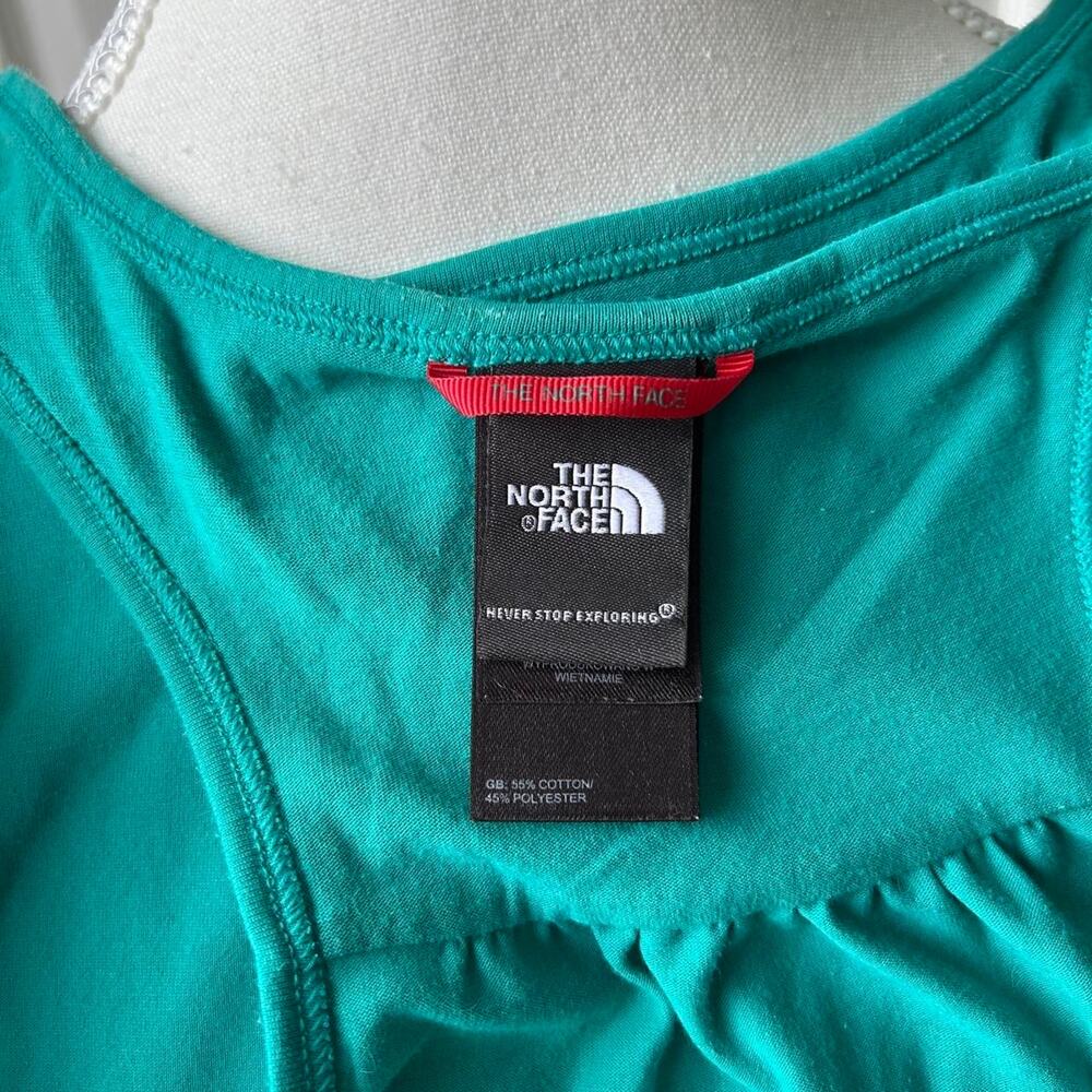 The North Face Never Stop Exploring green travel tank dress in XS - Picture 4 of 6